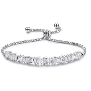Baguette Cut CZ Bracelet